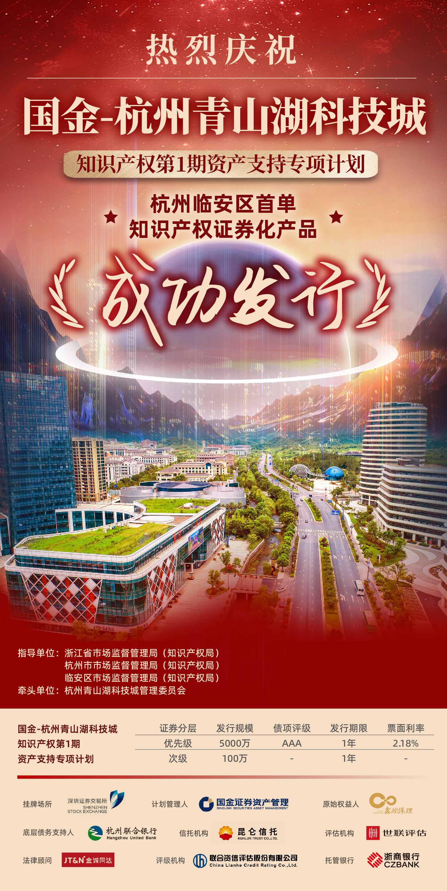 臨安青山湖ABS喜報(bào)